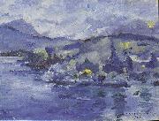 Lake Lucerne in the afternoon, Lovis Corinth